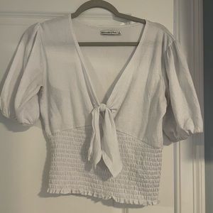 Abercrombie white blouse